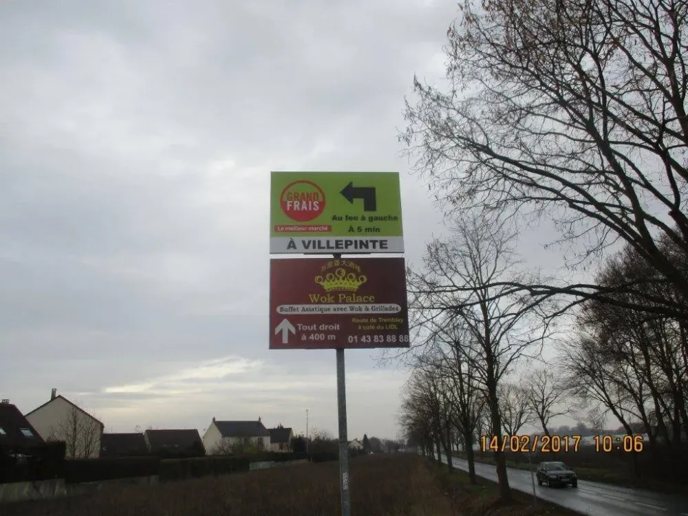 Signalétique intérieure près de Wissous
